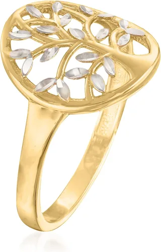Miniatura 3 de Ross-Simons 14kt 2-Tone Gold Cut-Out Tree Of Life Ring