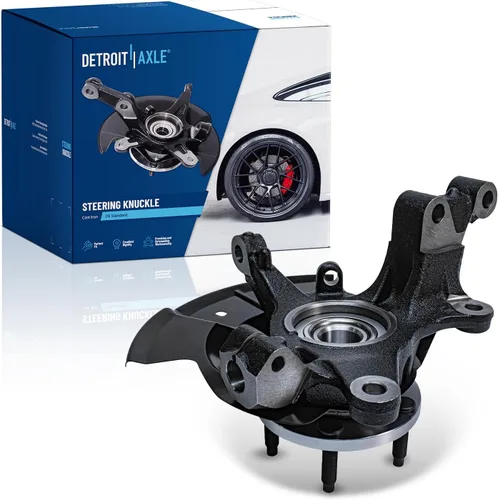 Miniatura 42 de Detroit Axle - Conjunto de manguetas de dirección delanteras de 2 piezas para Hyundai Accent 06-11, 2 manguetas de dirección y conjunto de buje