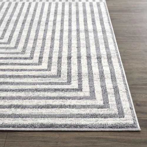 Miniatura 4 de Abani Alfombra de área, 4 x 6, colección Mist, diseño moderno de arte optativo, pelo mediano, hecho en Turquía, resistente a las manchas y al