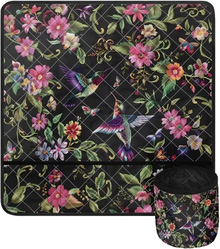 Miniatura 11 de Tapetes para máquina de coser de girasol y colibrí para mesa con bolsillos, para máquinas de coser de Acción de Gracias, alfombrillas para reducir