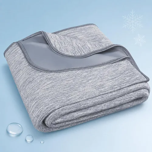 Miniatura 12 de Degrees of Comfort - Manta de enfriamiento tamaño Queen, mantas de verano para personas que duermen con calor, Q-Max>0.4 Fibra fresca, ropa de cama