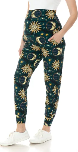 Miniatura 69 de Leggings Depot Pantalones de maternidad para mujer, sobre el vientre, pantalones deportivos casuales para descansar