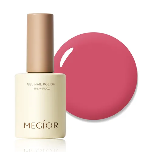 Miniatura 49 de MEGIOR Esmalte de uñas de gel blanco de 0.5 fl oz, color blanco antiguo, secado con luz UV, esmalte de gel francés, arte de uñas, salón de manicura