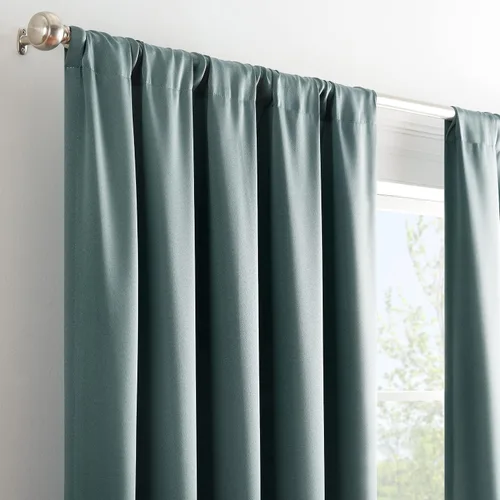 Miniatura 5 de Eclipse Cortina Sólida Thermapanel para Oscurecer Habitaciones con Bolsillo para Barra, Cortina de Ventana para Dormitorio y Sala de Estar