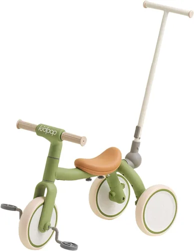Miniatura 11 de Triciclo 4 en 1 para niños pequeños con mango de empuje ajustable para niños de 1 a 4 años, regalo de cumpleaños y juguete para niños y niñas