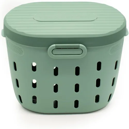 Miniatura 5 de Vego Garden Compostador de lombrices para enterrar en el suelo, contenedor de compostaje para granjas al aire libre, sistema de compostaje libre
