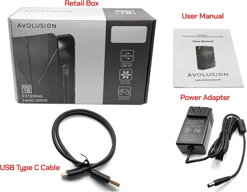 Miniatura 6 de Avolusion PRO-T8 Series - Disco duro externo USB 3.0 de 14 TB para PC de sobremesa WindowsOS (Negro)