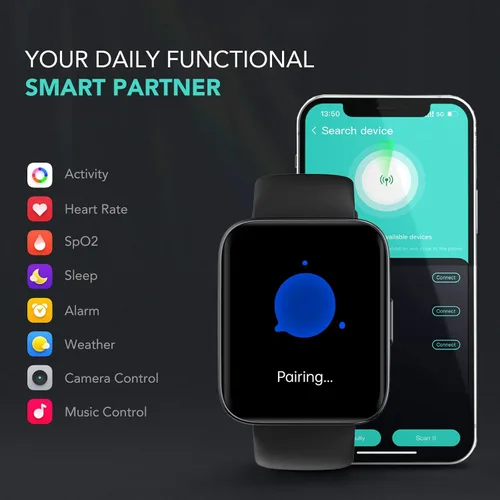 Miniatura 5 de SKG Reloj inteligente para hacer/responder a llamadas para hombres y mujeres, rastreador de actividad física con GPS con más de 100 deportes