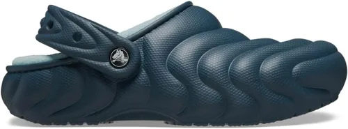 Miniatura 11 de Crocs Zuecos Unisex para Adultos Classic Lined Overpuff y Geometric Fuzzy