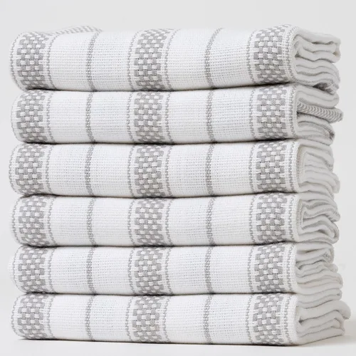 Miniatura 47 de Juego de Toallas de Cocina – Paquete de 3 (20 x 30 pulgadas) Extra Grandes de Algodón Premium para Cocina – Absorbentes – 100% Algodón – con Lazo