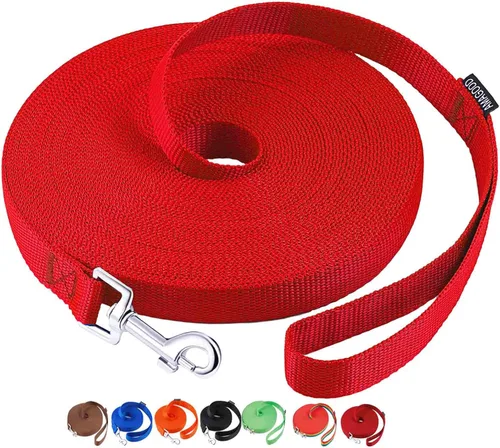 Miniatura 25 de AMAGOOD Correa larga para perro para entrenamiento de perros de 15, 20, 30, 50 y 100 pies de largo, para entrenamiento de perros medianos y Azul