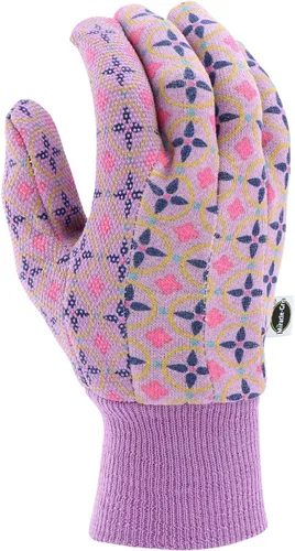 Miniatura 5 de Miracle Gro - Guantes de trabajo para mujer, estampado de palmeras punteadas