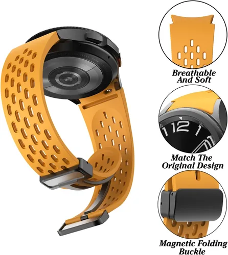 Miniatura 2 de Compatible con Samsung Galaxy Watch 6 5 4 correas 1.732 in 1.575 in/Galaxy Watch 6 Classic Band 1.850 in 1.693 in/Watch 5 Pro 1.772 in, correa