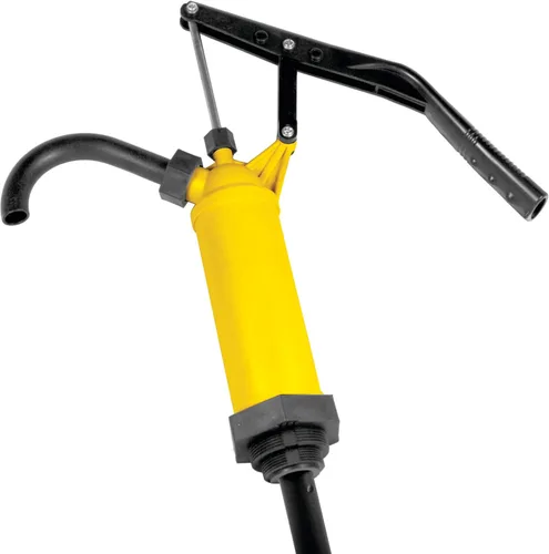 Performance Tool W54269 Bomba de Barril de Acción de Palanca de Propósito General Amarilla - Se adapta a tambores de 15 a 55 galones