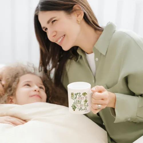Miniatura 4 de Taza de plantas para amantes de las plantas, taza de café de jardinería para mamá, papá, amante del jardín, regalos geniales para mujeres locas