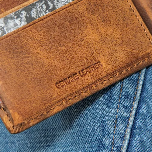 Miniatura 59 de HOOEY Cuero Bi-Fold Hombre, Hands-Up- Estampado Nómada, Talla única, 2812937