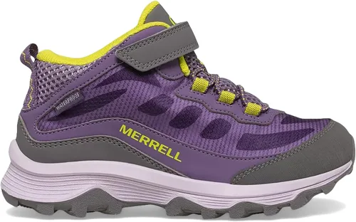 Miniatura 4 de Merrell Botas de senderismo impermeables Moab Speed con cierre alternativo medio para niños