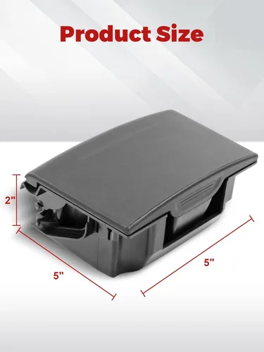 Miniatura 3 de Portavasos de consola compatible con Nissan Pathfinder 2005-2012, Nissan Xterra 2005-2015, Nissan Frontier 2005-2019. Reemplaza 96965-ZP00C
