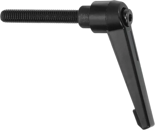Miniatura 35 de uxcell Perillas ajustables M5 x 0.472 in, mango de rosca macho, botón de trinquete de liberación rápida, perno giratorio para maquinaria de torno