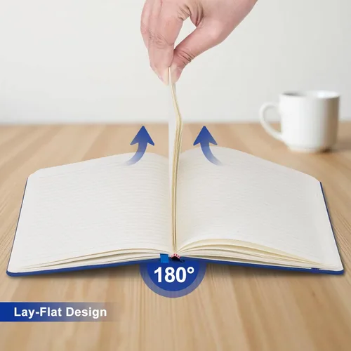 Miniatura 5 de ViVin Cuadernos rayados para trabajo, 192 páginas, tamaño mediano de 5.5 x 8.3 pulgadas, con rayas universitarias, cuadernos A5 de tapa dura