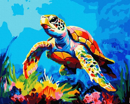 Miniatura 11 de Kit de pintura al óleo con números para manualidades para adultos, juegos de pintura por números para niños principiantes en lienzo, lobo colorido