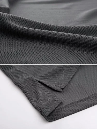 Miniatura 5 de MAGCOMSEN Camisas polo para hombre, 3 botones, secado rápido, manga larga, tácticas, camisa de golf