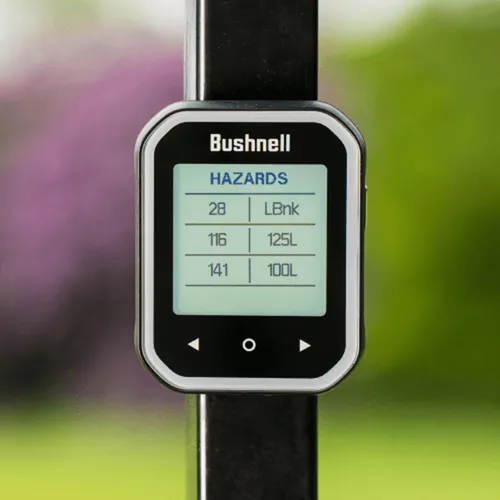 Miniatura 6 de Bushnell Golf Phantom 3 Slope GPS portátil (Rojo/Azul) Más de 38,000 campos, compensación de pendiente, información de obstáculos, calculadora