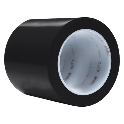 Miniatura 16 de 3M Cinta de vinilo 471, 3/4" x 36 yardas, 5.2 mil, negro (paquete de 48), cinta negra para piso, alternativa de pintura para marcado de piso