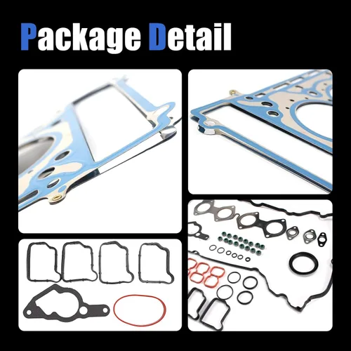 Miniatura 2 de AUCERAMIC Juego de juntas de culata de motor compatible con Mercedes Benz M271 C180 C200 C250 E200 E250 SLK200 SLK250 W204 C204 W212 1.8L Gas Dohc