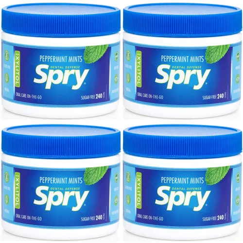 Miniatura 26 de Spry Xylitol Berry Blast - Caramelos sin azúcar, promueve la salud oral, aumenta la producción de saliva, detiene el mal aliento, sin OMG, sin