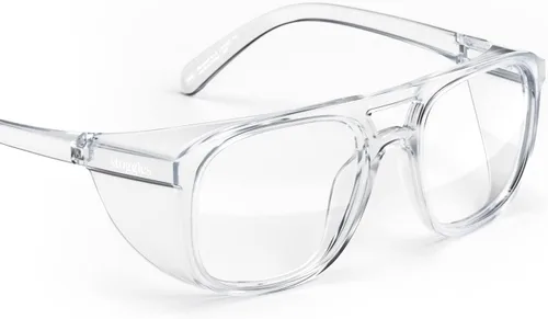 Miniatura 11 de Stoggles Aviator Z87.1 - Gafas de seguridad certificadas, luz azul, lente de bloqueo UV, escudo superior y lateral, antivaho y elegantes