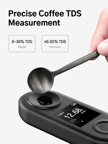 Miniatura 5 de Sistema de Control de Elaboración de Café – Refractómetro TDS de Café y Báscula Digital con Temporizador, Precisión de 0.02%, Resolución de 0.1g