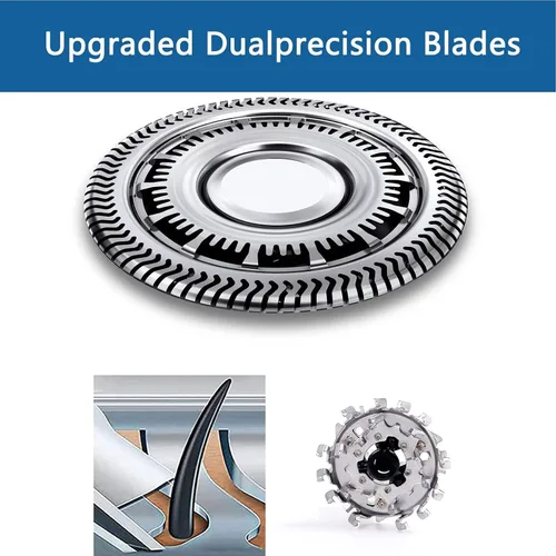 Miniatura 4 de SH90 - Cabezales de repuesto compatibles con Philips Series 9000 8000, SH90, cuchillas de repuesto mejoradas SH90, cabezales de afeitado aptos