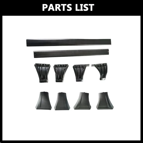 Miniatura 3 de Barras transversales para portaequipajes para rieles laterales empotrados Lexu-s NX 2022-2026 - Compatible con todo el techo corredizo - Barra