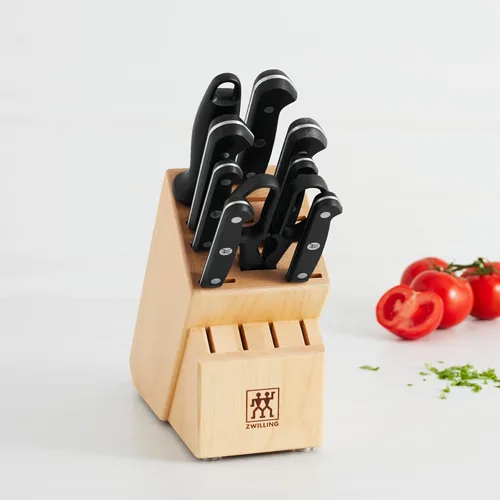 Miniatura 2 de ZWILLING Juego de 10 bloques de cuchillos gourmet Negro