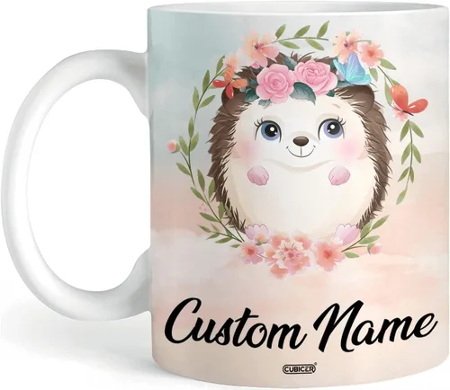 Miniatura 14 de CUBICER Tazas de café personalizadas con nombre personalizado, tazas de cerámica blanca, regalos de Navidad de vidrio para niños, mujeres, adultos