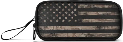 Miniatura 15 de Fisyme Estuche para lápices de texto con números negros de béisbol, caja de gran capacidad, organizador de papelería, bolsa personalizada