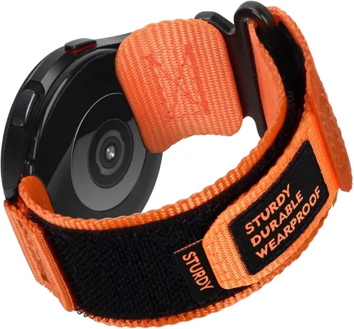 Miniatura 12 de Compatible con las correas de reloj inteligente ALPHAGEAR, 0.866 in, 0.945 in, correa deportiva de nailon resistente de liberación rápida con diseño