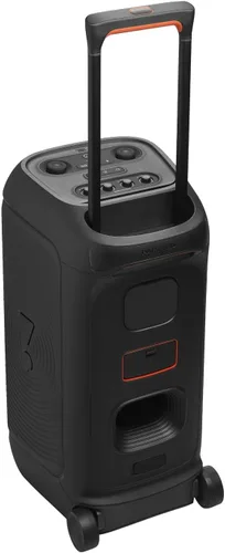 Miniatura 11 de JBL PartyBox Stage 320 - Altavoz portátil para fiestas con mango telescópico y ruedas anchas y resistentes, potente sonido JBL Pro, espectáculo
