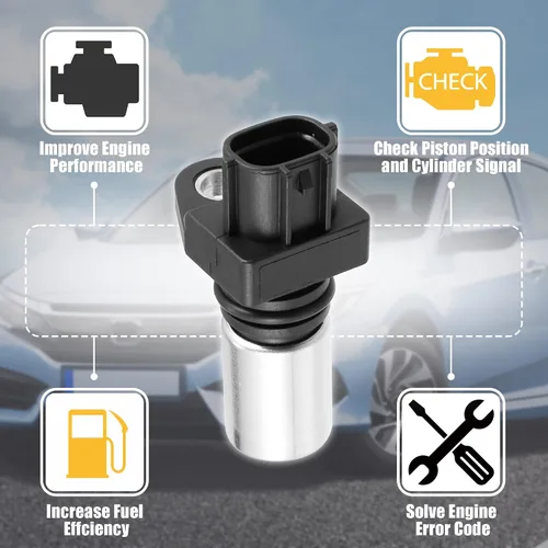 Miniatura 3 de X AUTOHAUX Sensor de posición del cigüeñal 90919-05005 para Toyota Hilux Land Cruiser para Toyota Hilux LN