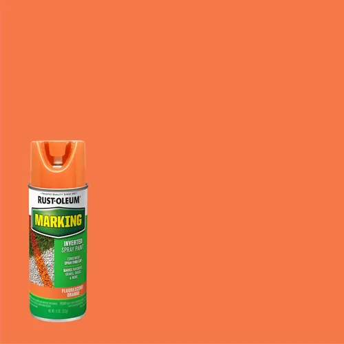 Miniatura 3 de Rust-Oleum 1987830 Pintura en aerosol para marcado especial, 11 onzas, naranja fluorescente
