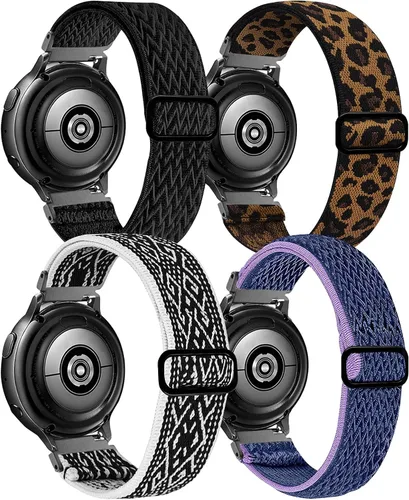 Miniatura 8 de Correa elástica de 0.78 pulgadas compatible con Samsung Galaxy Watch 5/4/6 de 1.575 pulgadas, 1.732 pulgadas, Watch 5 Pro de 1.772 pulgadas, Watch 4