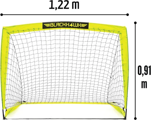 Miniatura 2 de Franklin Sports Blackhawk Backyard Soccer Goal - Portable Pop Up Soccer Nets - Youth + Adult Folding Indoor + Outdoor Goals - Multiple Sizes +