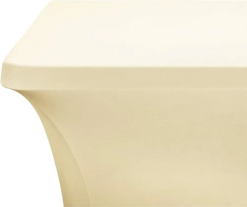 Miniatura 4 de LZY Cubierta de Mesa Elástica Ajustable de Spandex para Mesa Plegable de 6 pies, 4 pies o 8 pies, Mantel de Cóctel Rectangular, Perfecto para Champn