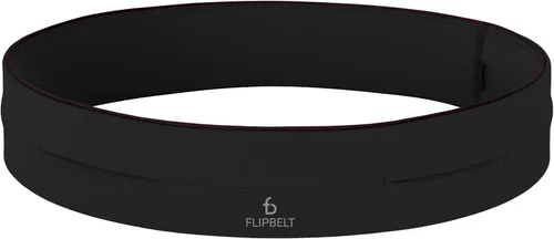 FlipBelt - Cinturón de correr clásico, riñonera para correr unisex, empresa de EE. UU Negro