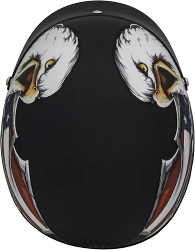 Miniatura 5 de VCAN Cruiser Patriotic Eagle USA Graphics - Casco para motocicleta