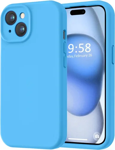 Miniatura 80 de LOVE 3000 Compatible con Funda para iPhone 15, [Cámara de Cobertura Completa de Silicona Suave] [Protección contra Caídas de 8 pies], Forro de Negro