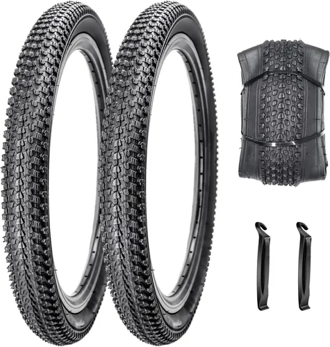 Miniatura 11 de Paquete de 2 neumáticos de bicicleta de 14/16"/18"/20"/26"x2.125" con o sin tubos interiores 14/16/18/20x1.75/1.95/2.125 AV 1.260 in válvulas