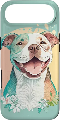 Miniatura 27 de Pit Bull - Carcasa para iPhone 17, diseño artístico de Pitbull para mujer