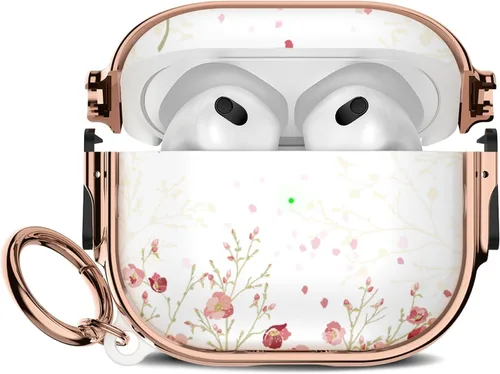 Miniatura 85 de Maxjoy para Funda Linda de AirPods 2 (2019) con Bloqueo de Seguridad, Compatible con Funda de AirPod de 2ª Generación de Mármol para Mujeres